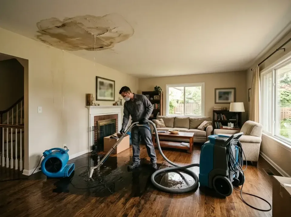 attic-pipe-burst-ceiling-drip-008 — frequently asked questions, Water Damage Restoration & Carpet Care in Portland, ME